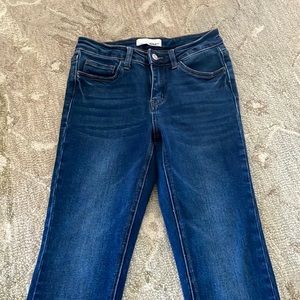 vervet dark blue skinny jeans size 26